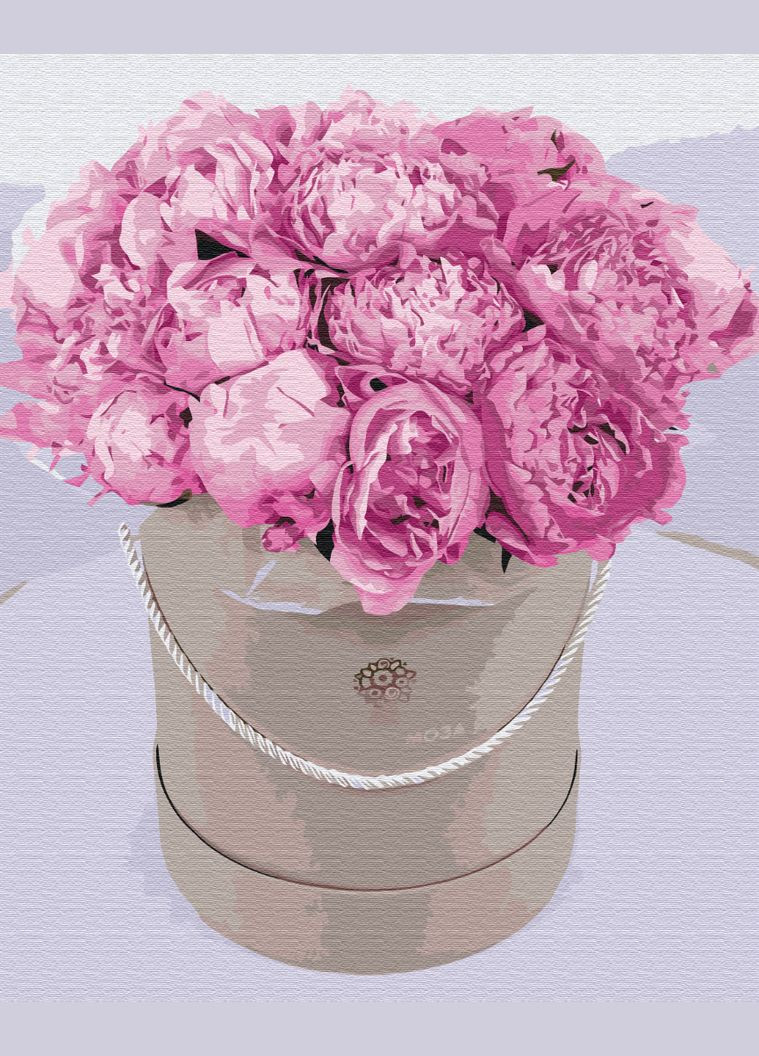 Картина по номерам "Пионы для любимой" 40х50 см Brushme (365778740)