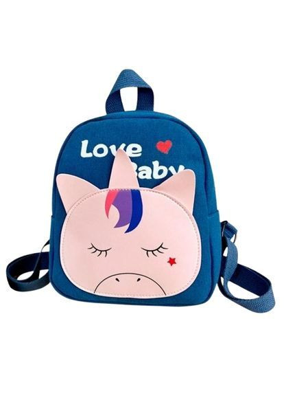 Дитячий рюкзак Small Unicorn-2 Blue, синій () Evo-Kids 2418-19 Blue Unicorn-2 (370498873)