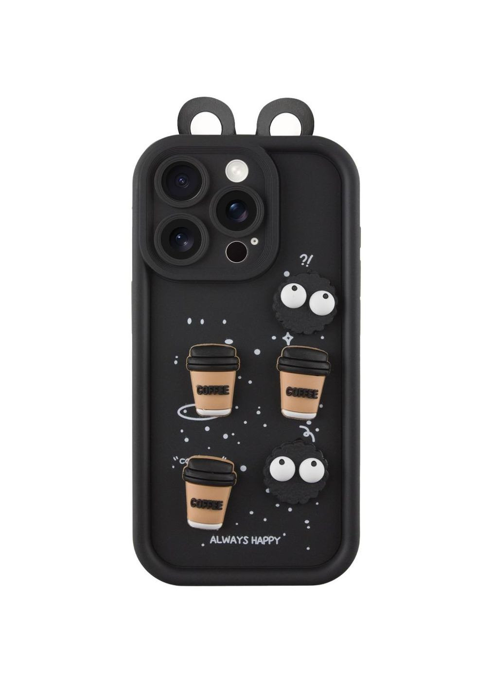 Силіконовий чохол Funny Toys with Ears для Apple iPhone 11 Pro Max (6.5") Epik (336545065)