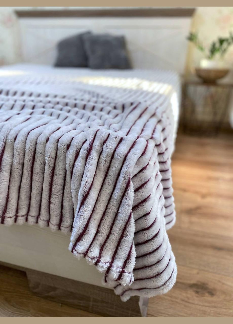 Покривало на ліжко шарпей Євро 200x230 см Лавандовий (П4К-Mpled003/3-02) No Brand (308755238)