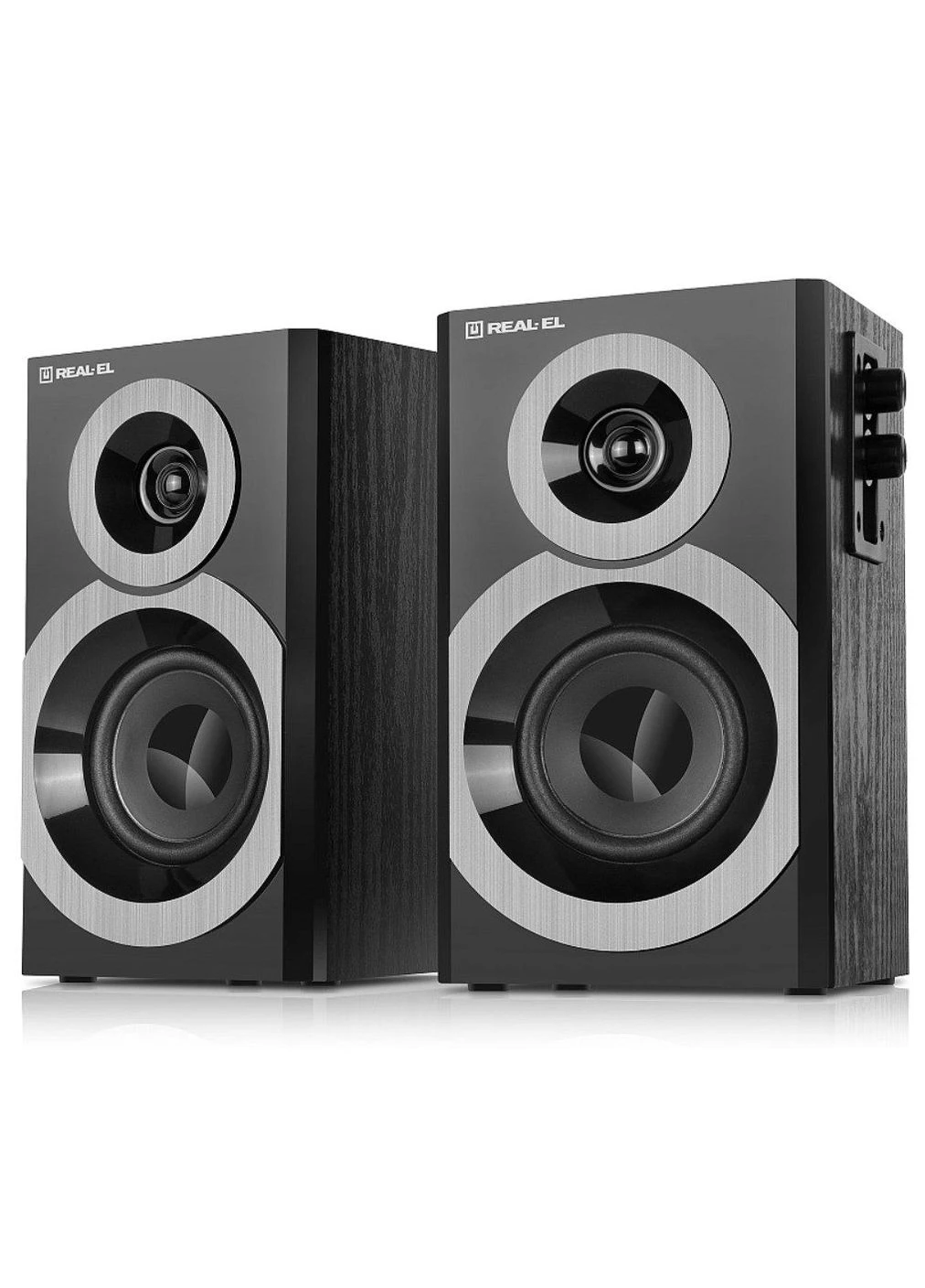 Компьютерные колонки 2.0 RS245 20Вт Black Real-El (382950723)