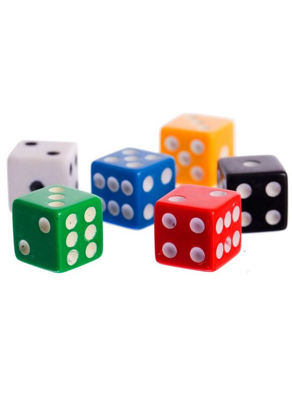 Кости игральные кубики для настольных игр Dice 12 штук IG-15127 (пластик, р-р 1,5x1,5см,) SP-Sport (361434479)
