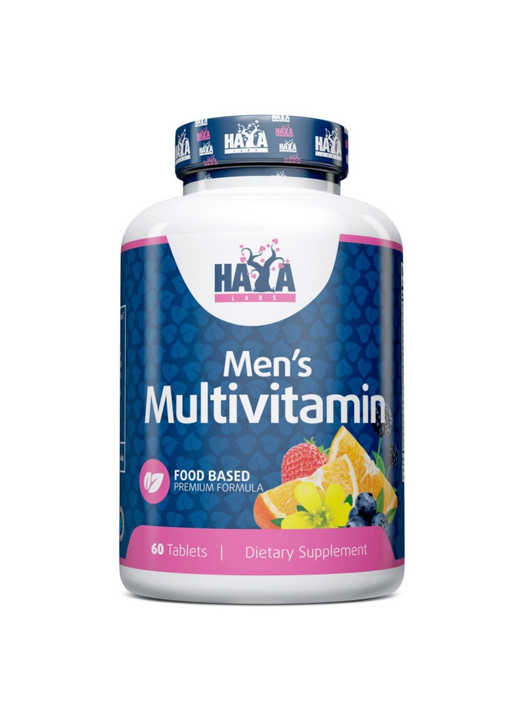Вітаміни та мінерали Food Based Men's Multi, 60 таблеток Haya Labs (293477690)