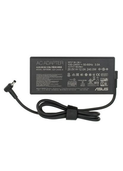 Блок живлення до ноутбуку 240W, 20V, 12A, роз'єм 6.0/3.7(pin inside), Slim-корпус (A40386) Asus 20V, Slim-к, роз'єм 6.0/3.7(pin inside), 12A, 240W (366104463)