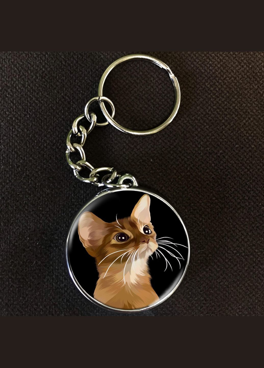 Брелок Кіт #022 silver No Brand (327219556)