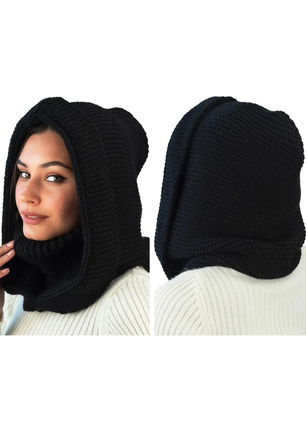 с высоким воротником No Brand Капор-капюшон (366343555)