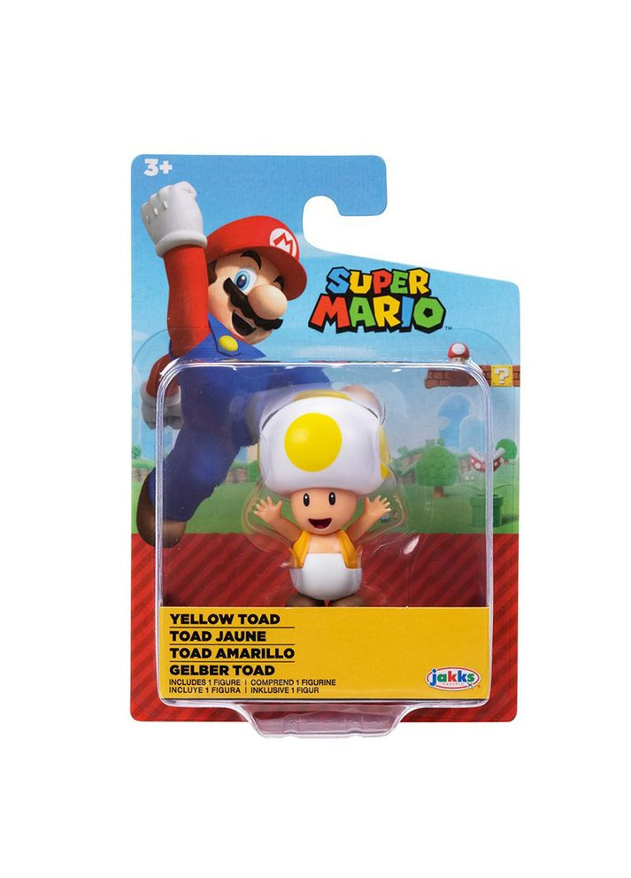 Ігрова фігурка Жовтий Тоад, з артикуляцією, 6 см () Super Mario 41291i-GEN (331789861)