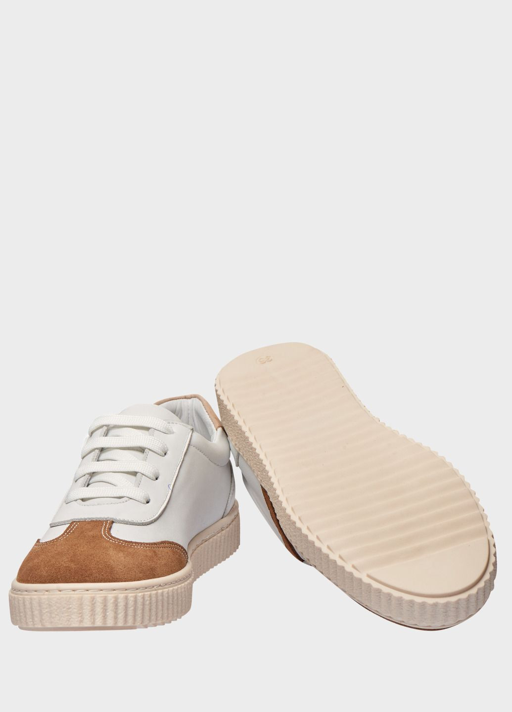 Белые кеды Theo Leo