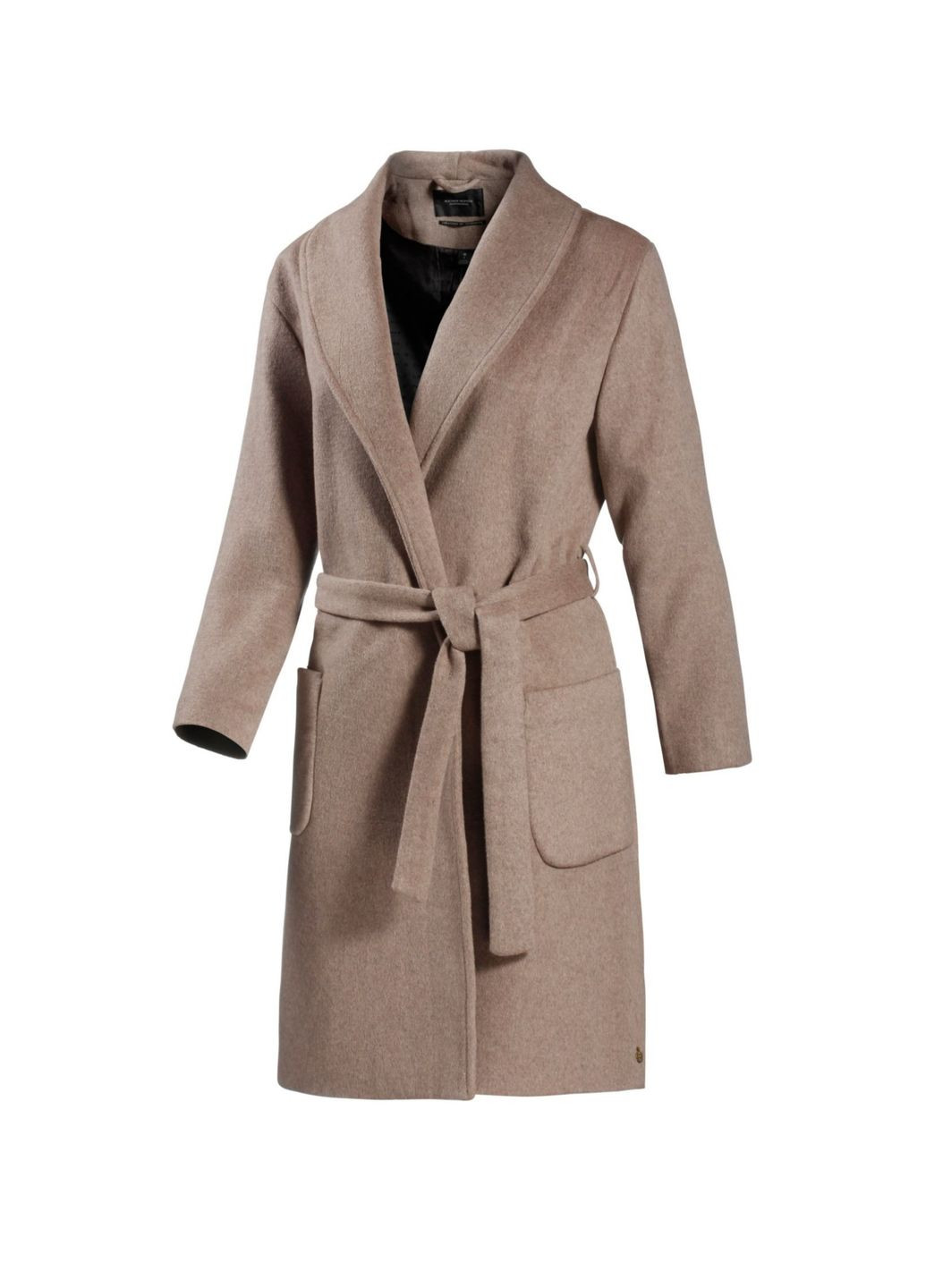 Бежевое демисезонное Пальто женское демисезонное - пальто SS0001 Scotch & Soda