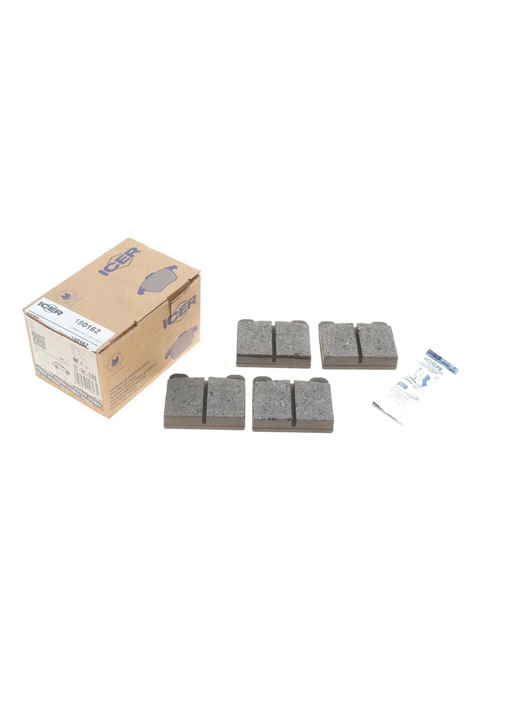 Колодки гальмівні (передні) Opel Ascona 70-75/Kadett 67-79/Rekord 63-77/Audi 100 71-76 180162 UA63 No Brand (340419458)