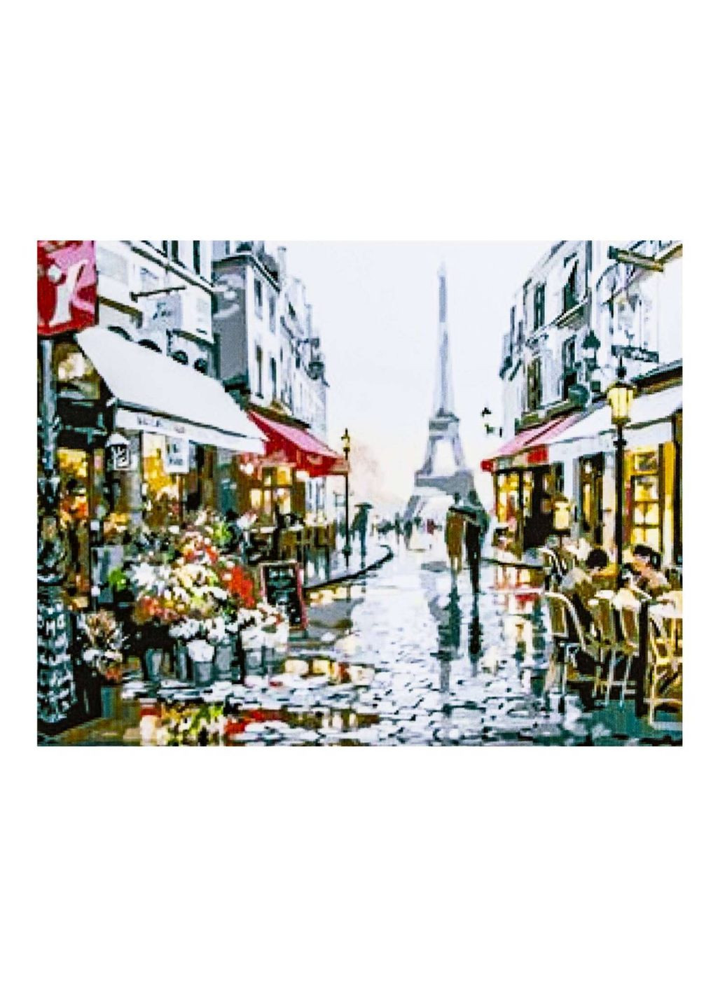 Картина по номерам Париж, краски, кисти. Multicolor (6054) ArtStory (340910067)