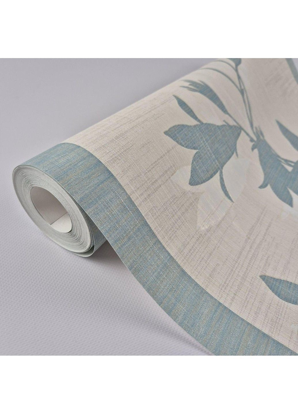 Шпалери вінілові на флізеліні 0.53 × 10.05 м 54251, бірюзово-молочні — для спальні, вітальні, кухні MARBURG (368895632)