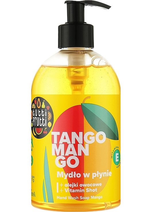 Рідке мило "Персик і манго" Tutti Frutti Hand Wash Soap 500ml (722762-31099942) Farmona (368627002)