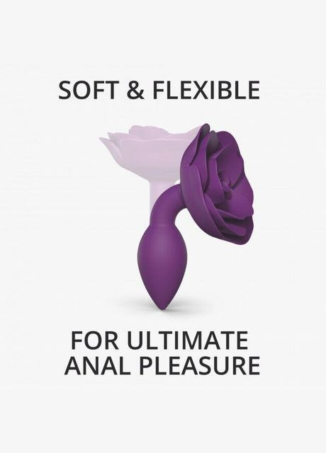 Анальна пробка Love To Love OPEN ROSES S SIZE - PURPLE RAIN No Brand (303903301)