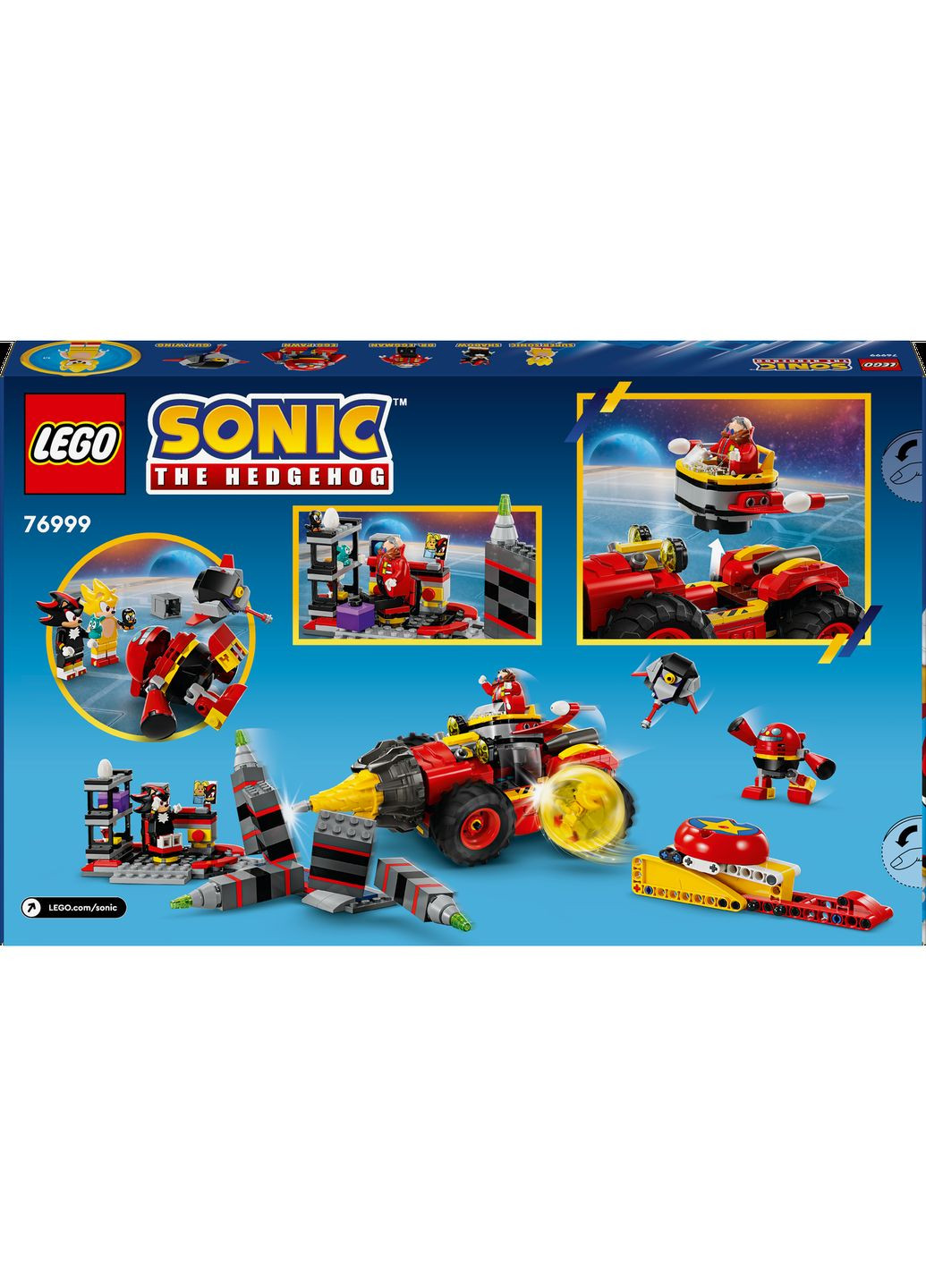 Конструктор Sonic The Hedgehog Супер Сонік проти Яйця-бурильника, 590 деталей () Lego 76999 (328397957)