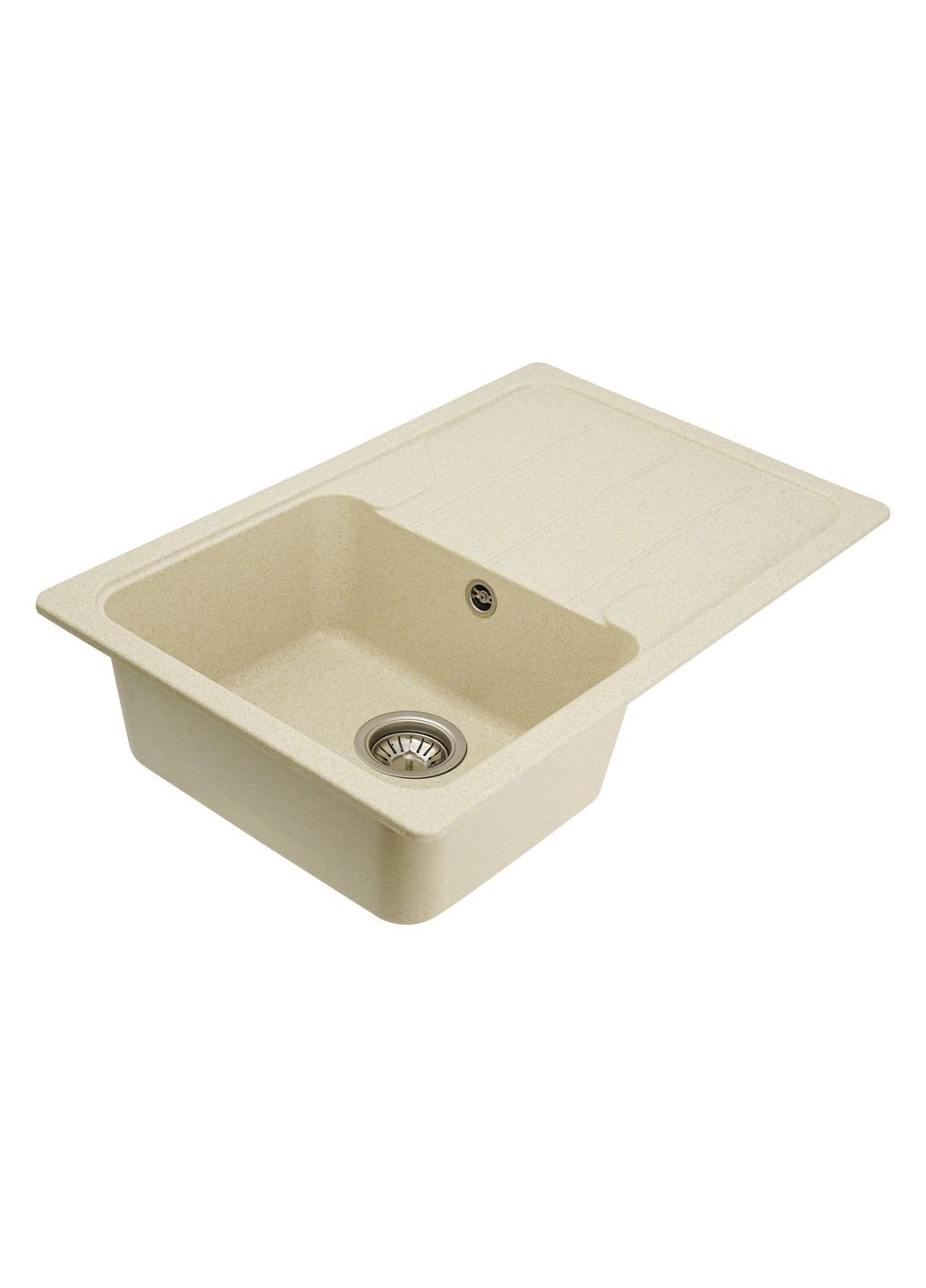 Гранітна мийка для кухні 7850 VERONA матова Пісок Platinum (269793284)
