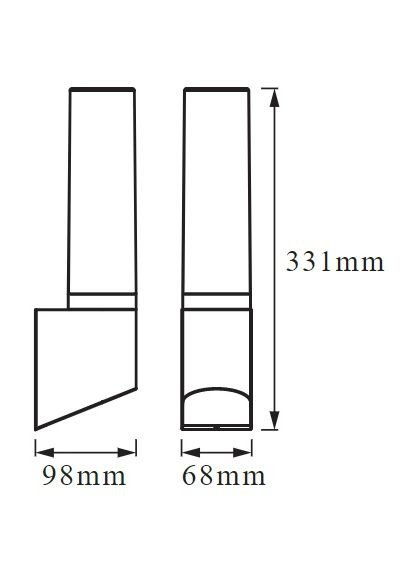 Фасадний світильник ENDURA STYLE LANTERN FLARE WALL 7w Osram (315504348)