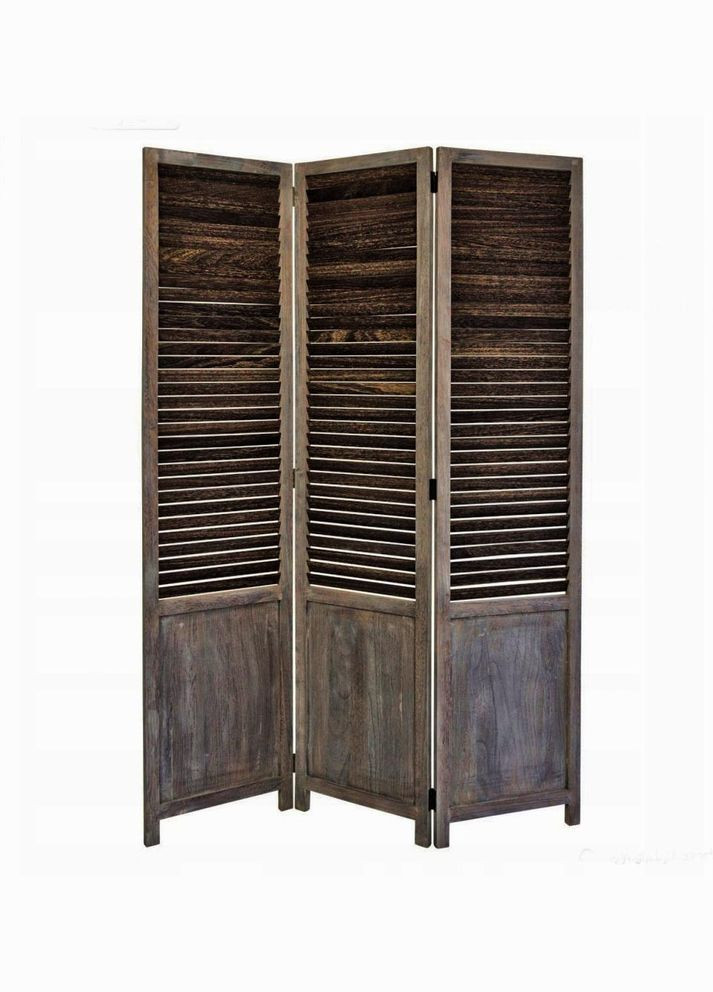 Деревянная ширма Кадуги 170х40х3 мокко (ШДР-301510) No Brand (328080830)