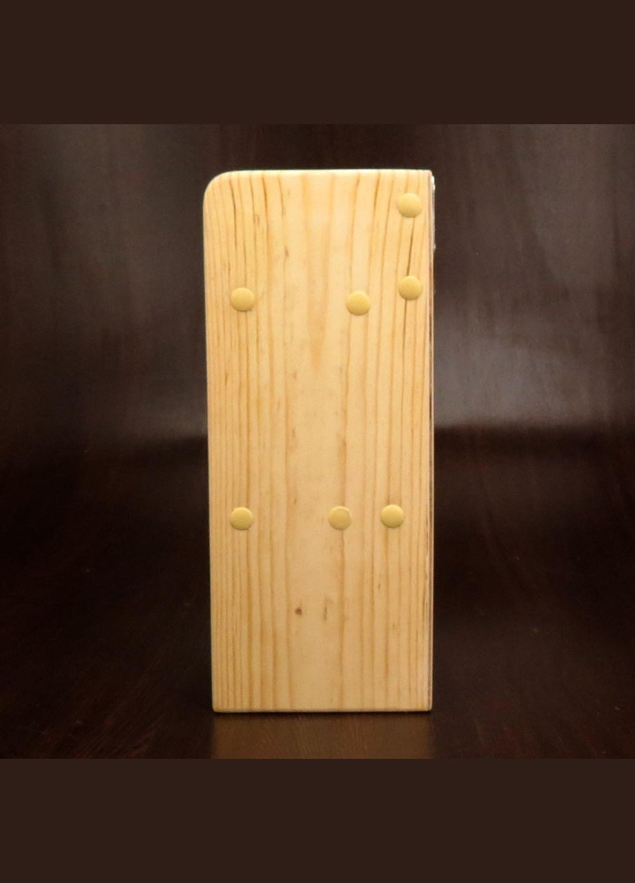 Настінна полиця з дерева Домініон бланже (НСП-010101) No Brand (328081224)