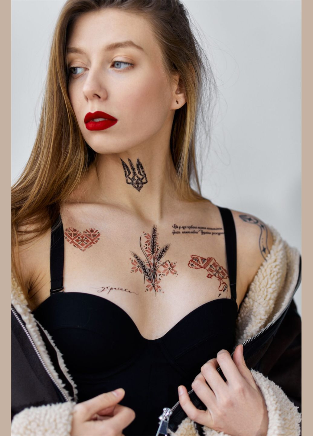 Временное тату "Червона калина" Arley Sign (292554103)