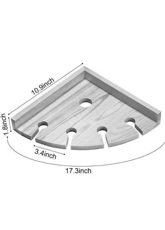 Полка для бокалов из дерева Промонтори сиена (ОБС-000705) No Brand (327422864)