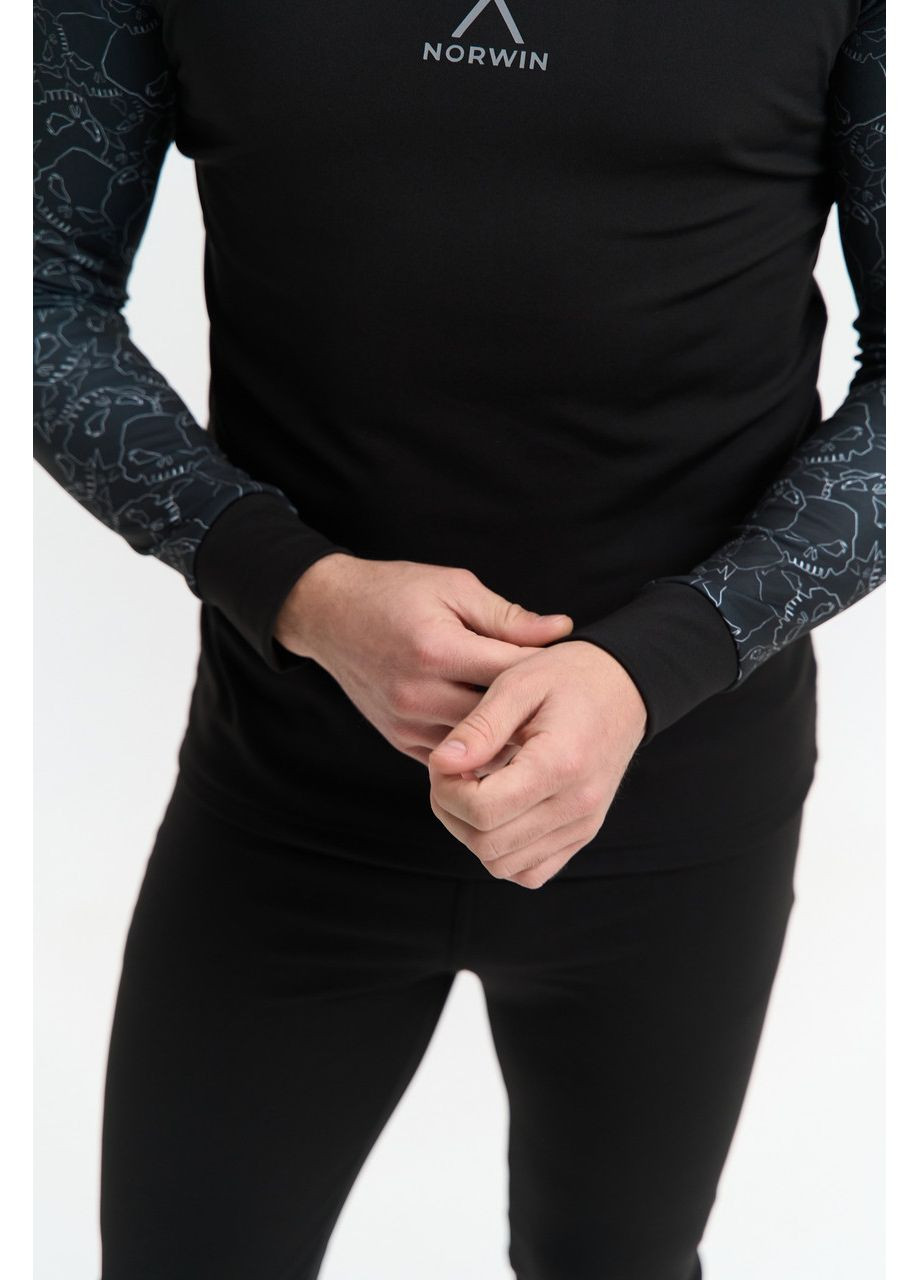 Термобелье Black skull мужское зимнее на флисе, повседневное No Brand Norwin (369716637)