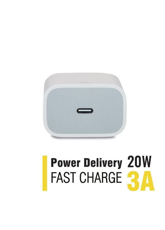 Сетевое зарядное устройство TC-PD201 (1USBx3A) White (1283126521447) Piko (332962577)