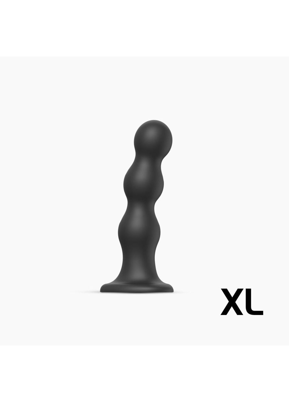 Насадка для страпона Strap-On-Me Dildo Plug Balls Black XL No Brand (366876900)