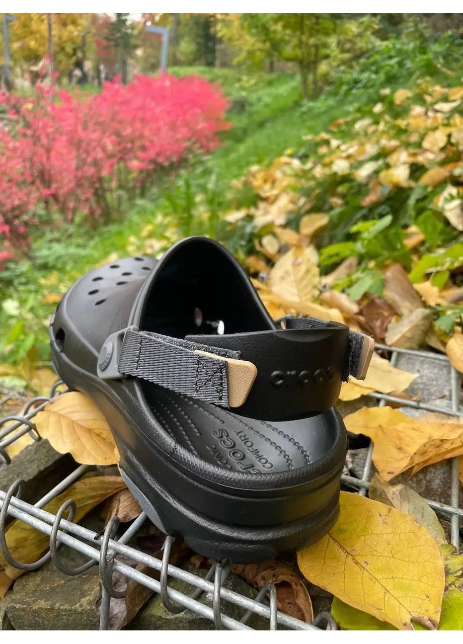 Мужские Black арт. 206340 / Крокс Ол-Терейн черные Сабо оригинал удобны Crocs All-Terrain Clog (364988985)
