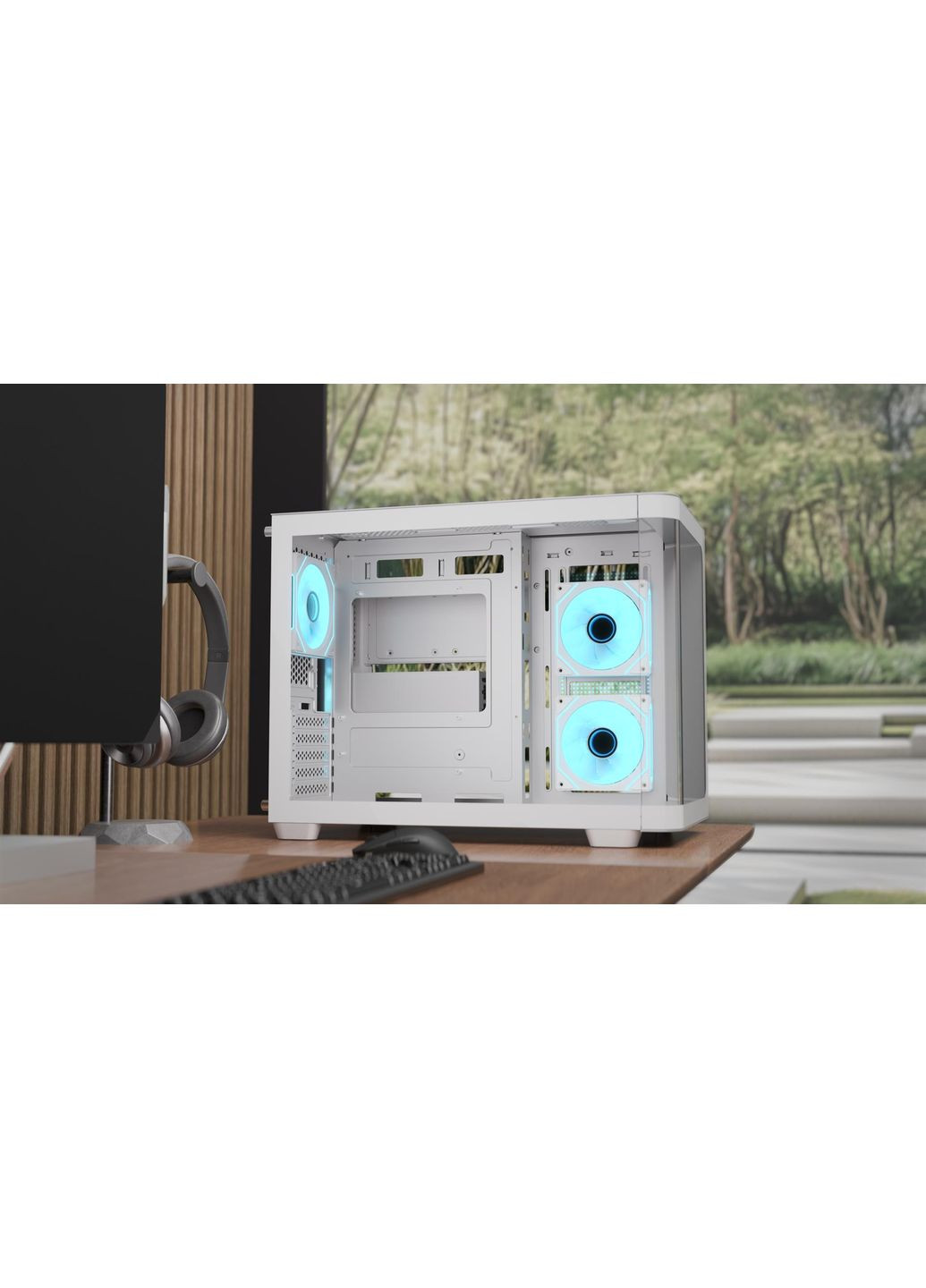 Корпус P300C-G-WT-v1 (ACCS-PN02033.21) White без БЖ Aerocool (365748456)