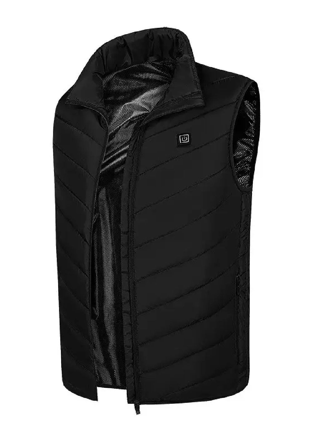 Мужской теплый жилет с подогревом от PowerBank 3 температурных режима 9 зон нагрева (476295-Prob) Черный L Unbranded (278229233)