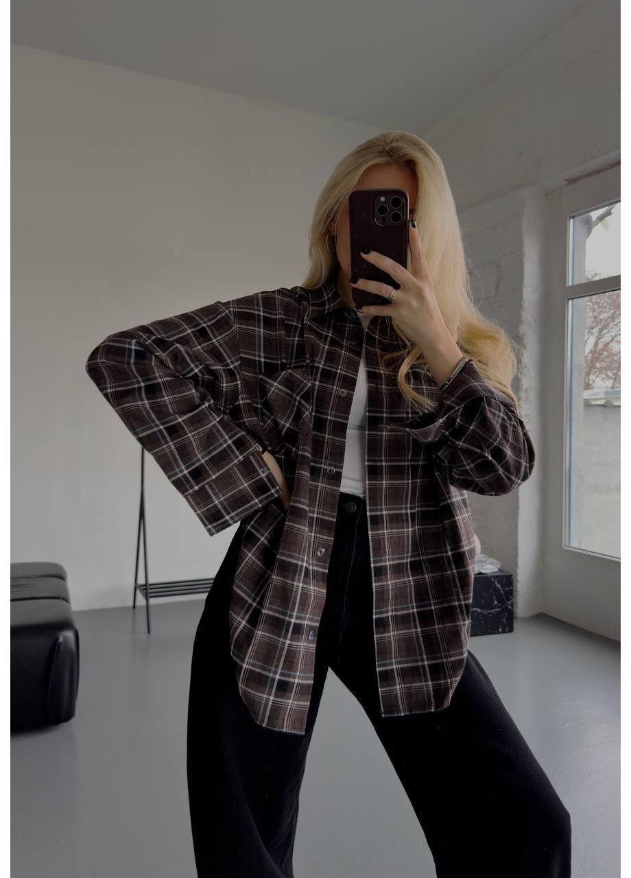 Жіноча сорочка в клітинку MonCher (369556680)