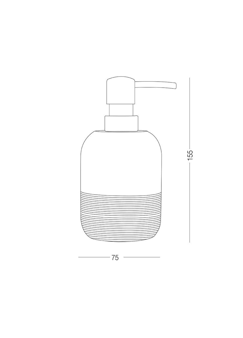 Дозатор для жидкого мыла MBM MY HOME Boston Белый (BA04 WHITE) MVM (301002342)