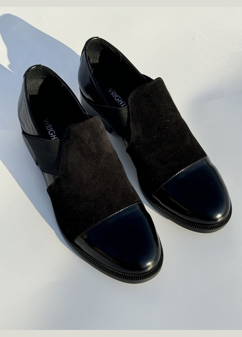 Wright Туфлі чорний з натуральна замша, україна — (317254429)