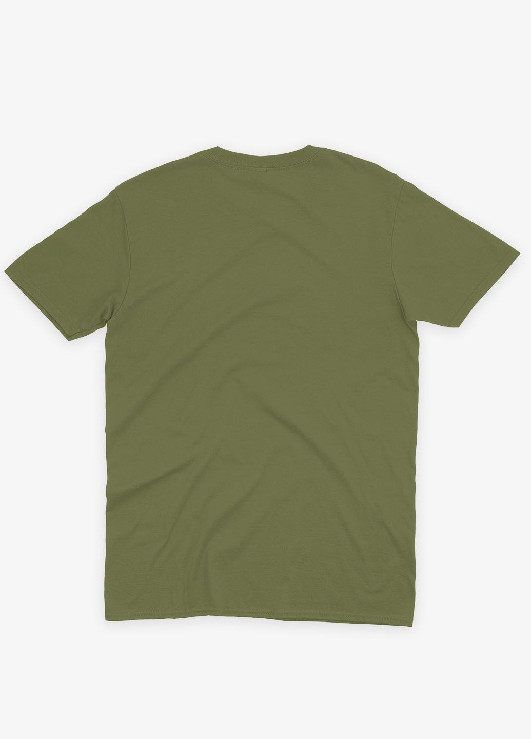 Хакі (оливкова) чоловіча футболка з принтом супергероя - халк (ts001-1-hgr-006-018-007) Modno