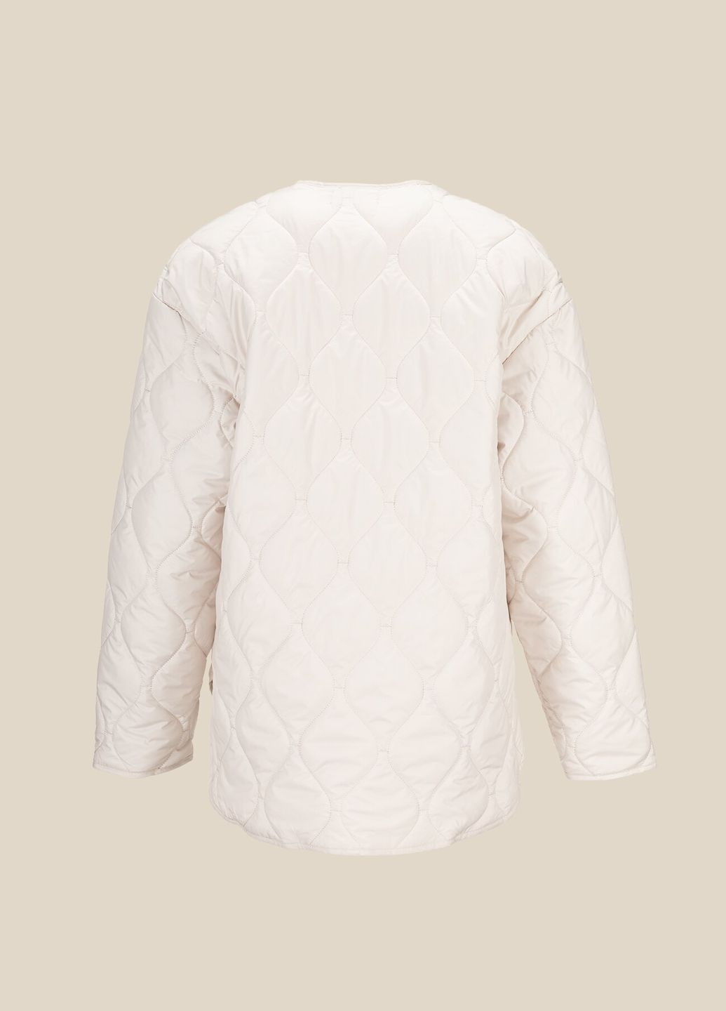 Молочная демисезонная куртка женская wbc02359 молочный shop (2000990417947) LAWA