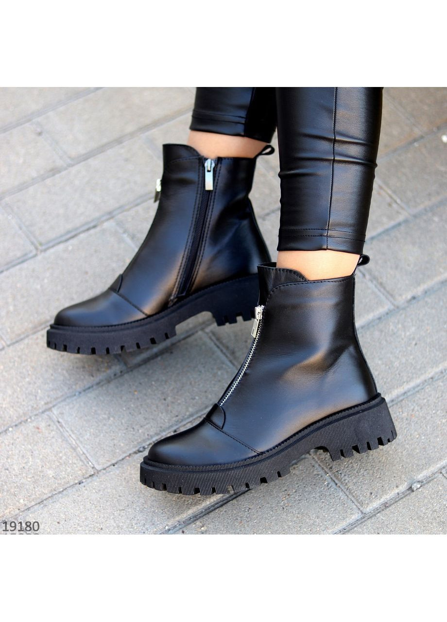 Зимние зимние кожаные ботинки Helen