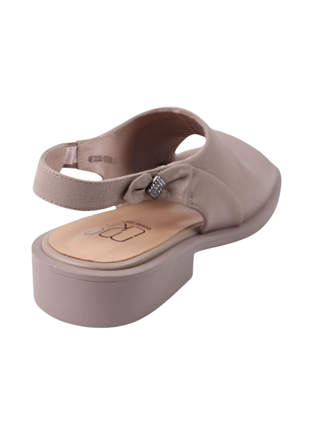 Бежевые босоножки женские капучино натуральная кожа Molka