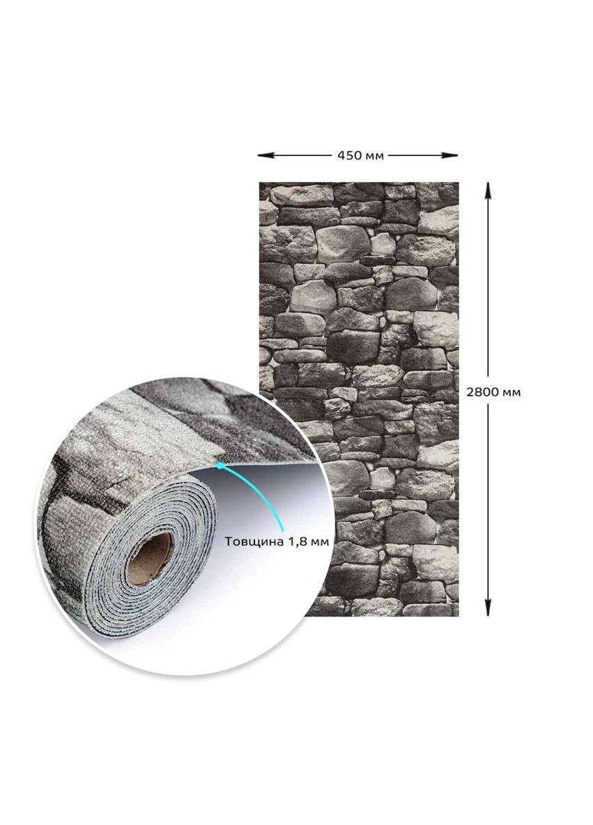 Самоклеющиеся обои кирпич 2800х450х1,8мм (JC 02) Sticker Wall (298284652)