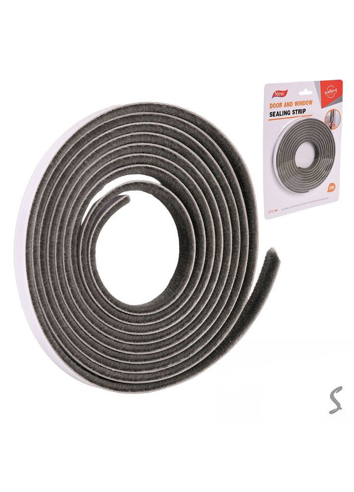 Ущільнювач для вікон та дверей 3м*9мм*5.5мм Home (365718888)