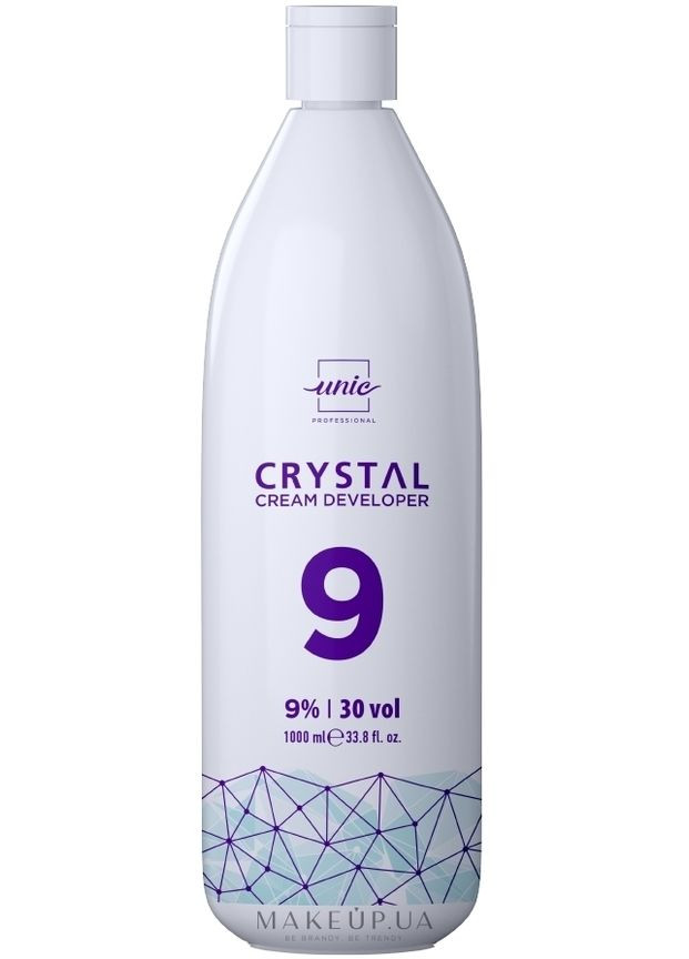Крем-оксигент 9% Crystal Cream Developer 1000ml (1250032-192579) Unic (368662650)