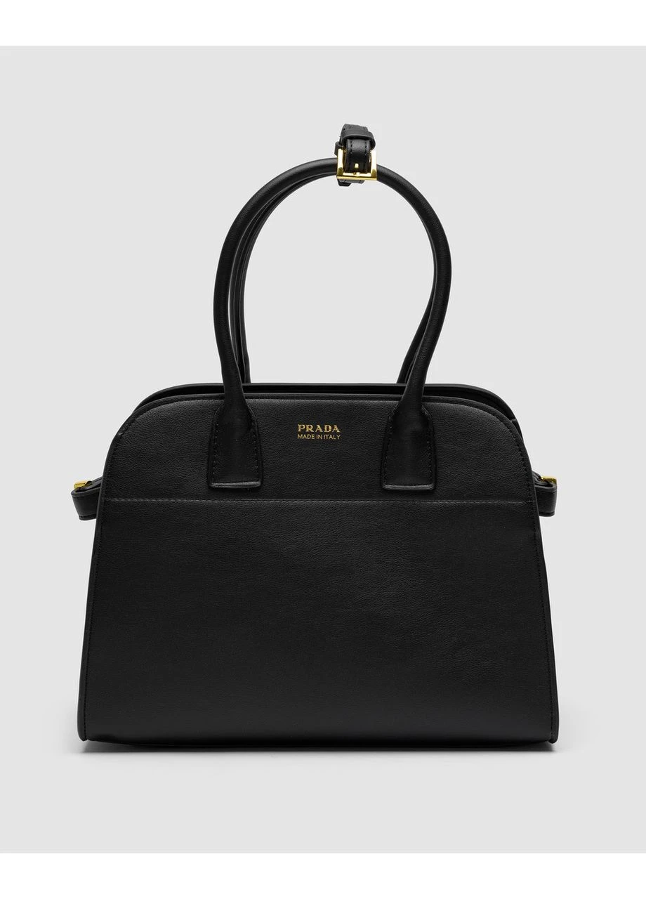 Сумка PRADA Medium Black Leather Tote Bag Прада No Brand (377507775)