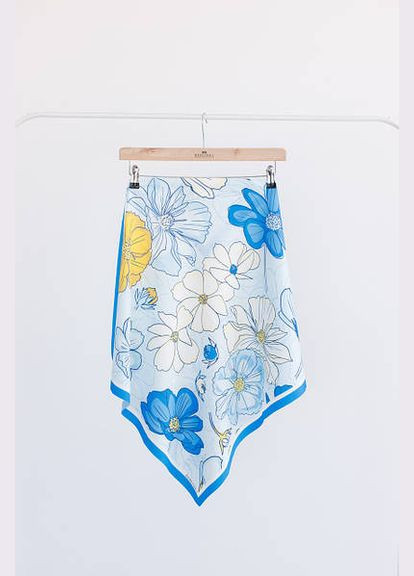 Жіноча хустинка з принтом Квіткова MEREZHKA 5531 (318226487)