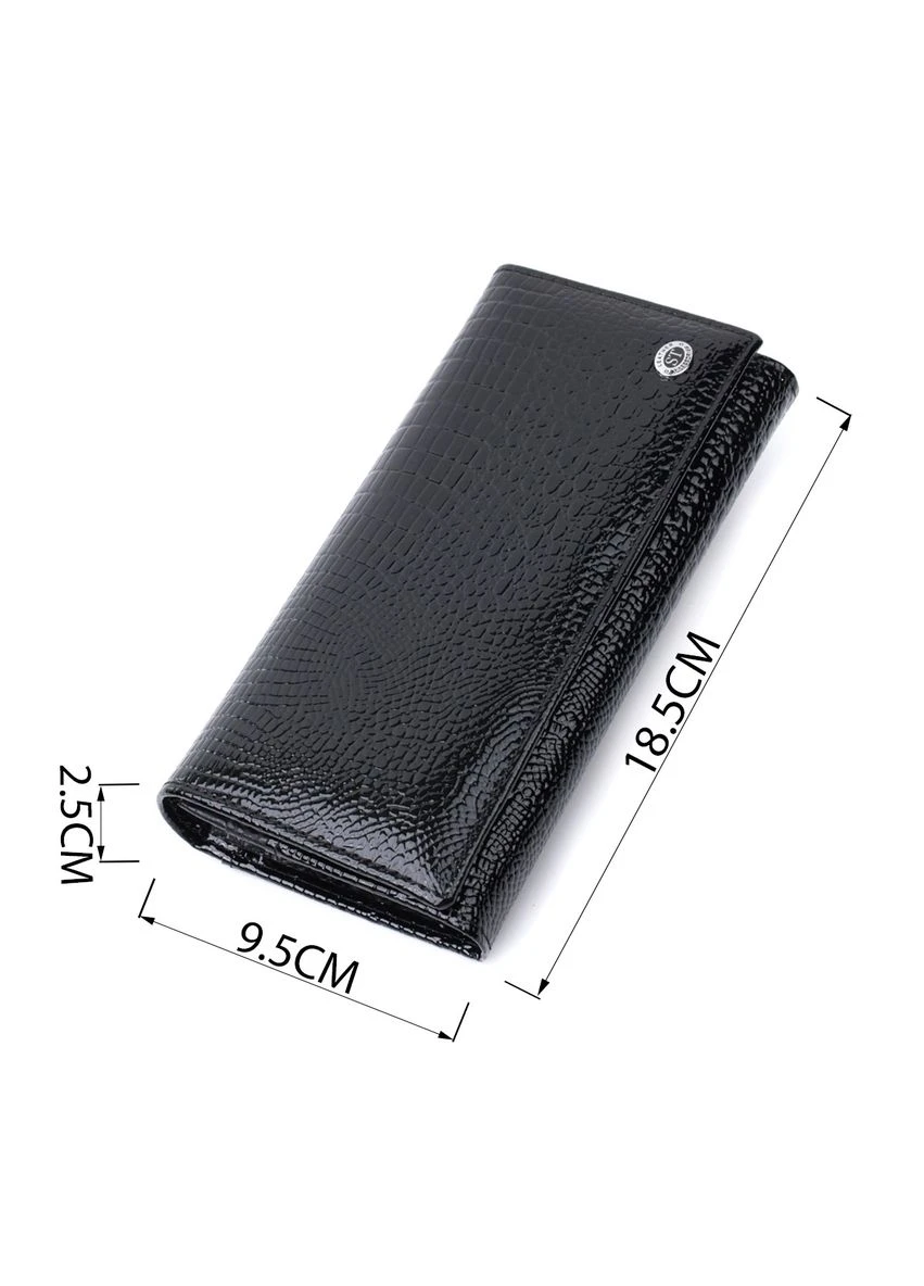 Женский кошелек из натуральной лакированной кожи 22679 st leather (388175602)