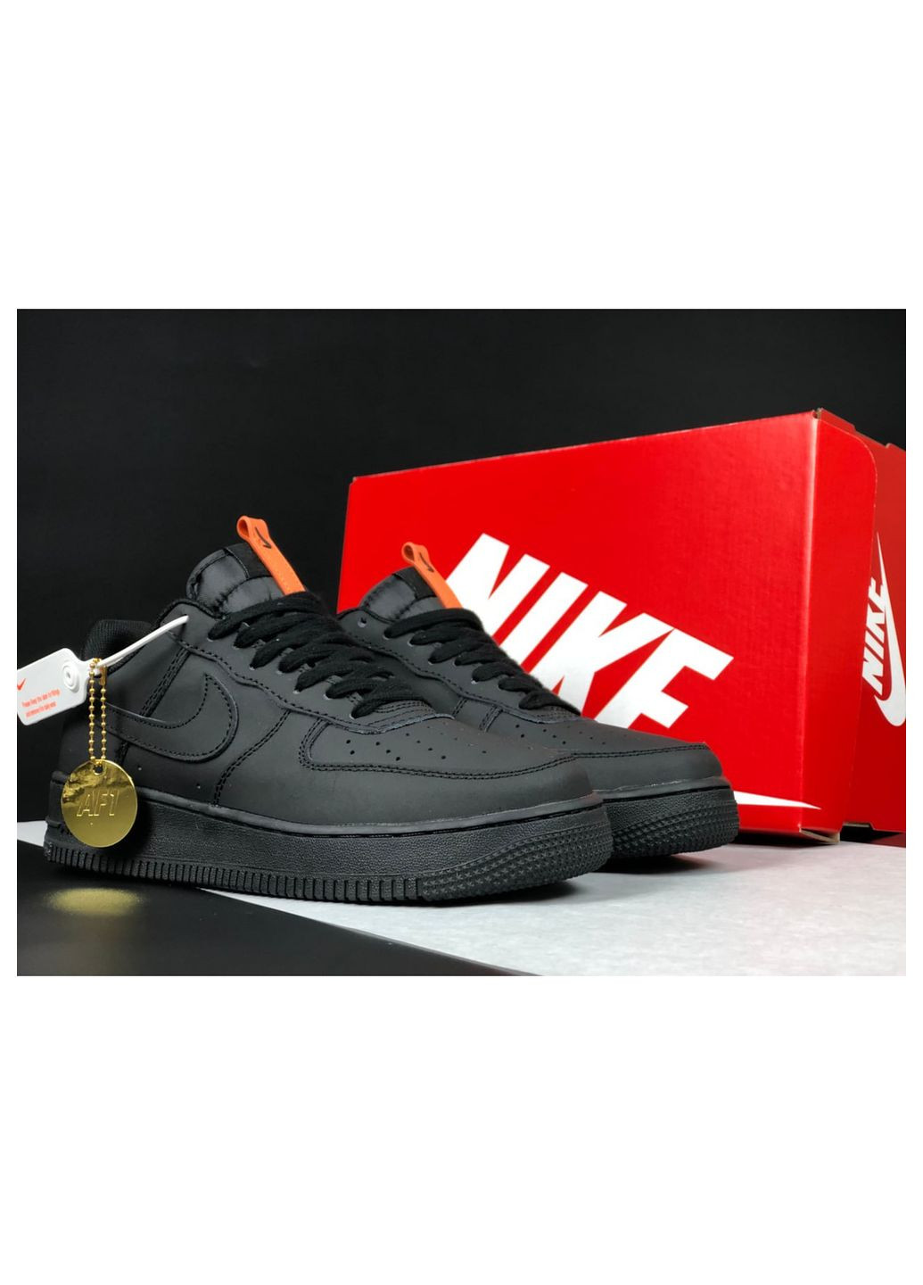 Чорні Осінні кросівки чоловічі, вьетнам Nike Air Force 1 Limited