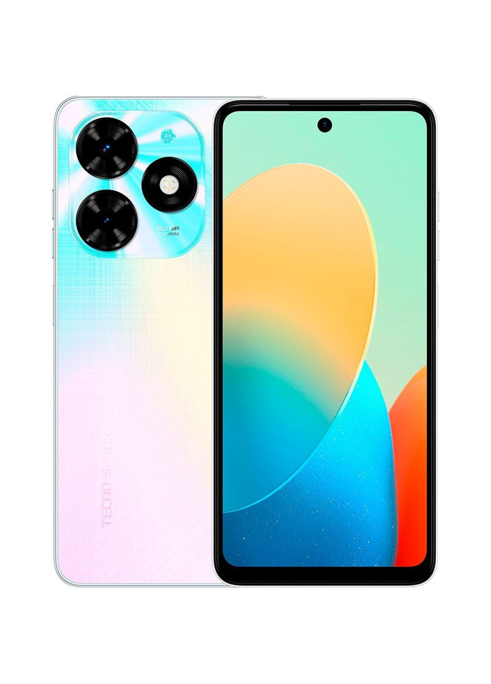 Смартфон Spark 20C BG7n 4/128GB Dual Sim Mystery White (4894947011757) Tecno (306731983)