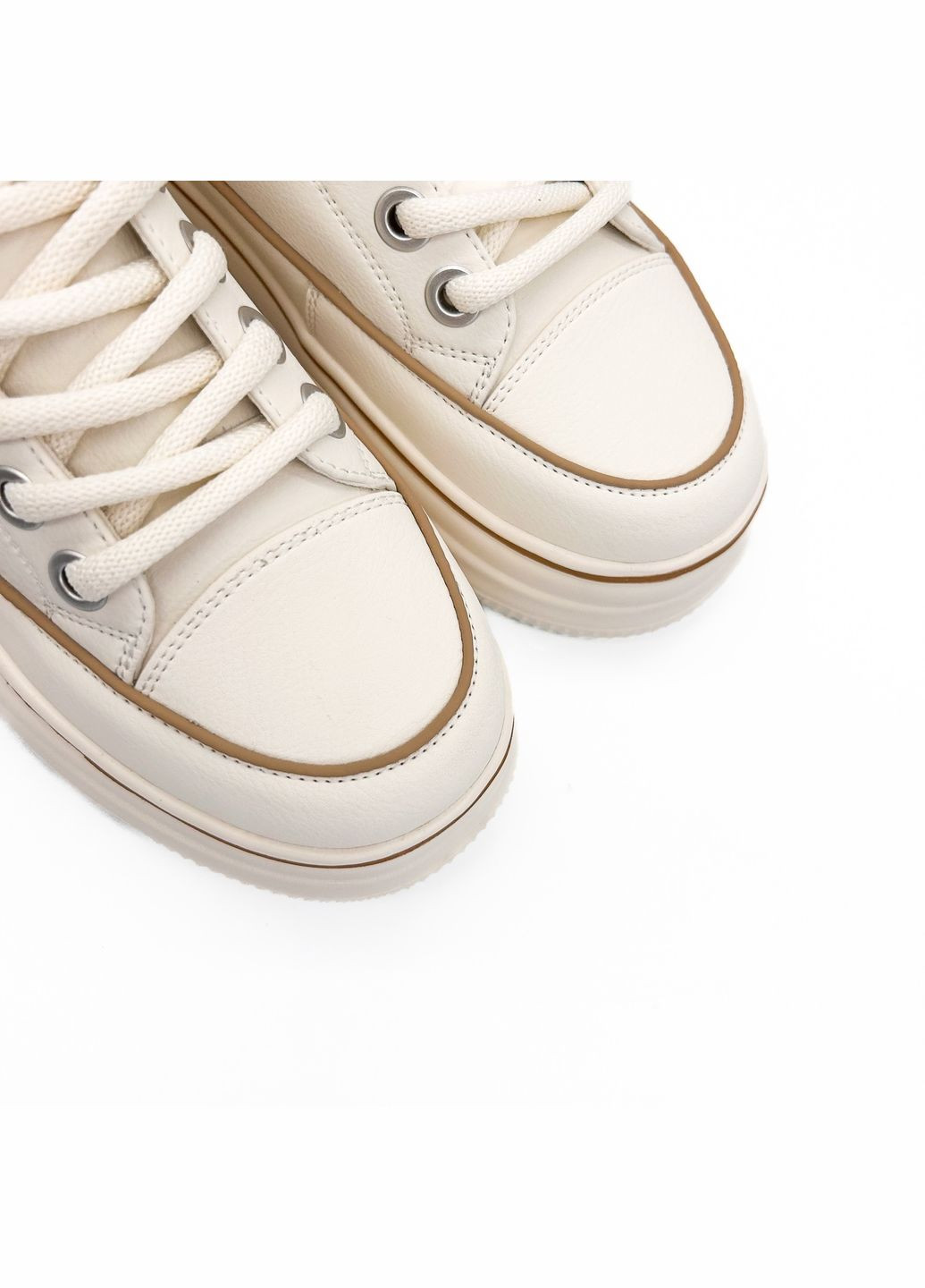 Белые кеды (р) кожа 0-1-1-1613-6 Ribbica