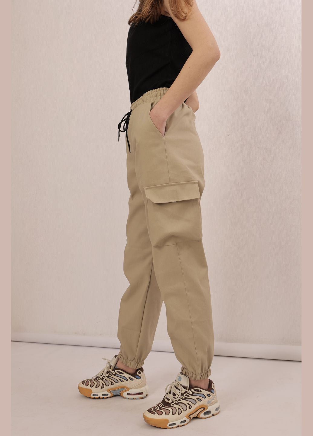 Штани дитячі на дівчинку весняно-літні Polin Line джогери (324271088)