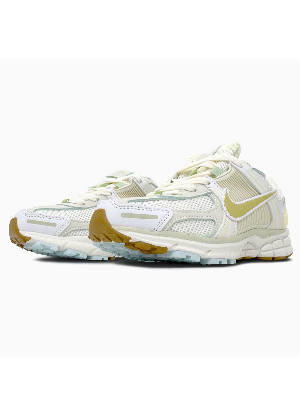 КРОССОВКИ ЖЕНСКИЕ NIKE ZOOM VOMERO 5 WHITE / LIME НАЙК АИР ЗУМ ВОМЕРО 5 No Brand белые демисезоны (367167790)