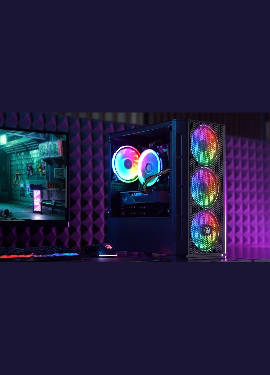 Комп'ютер персональний Complex Gaming Intel i5-12400F/H610/16/512F+1000/NVD3050-8/FreeDos/GB700/500W 2E (316391661)